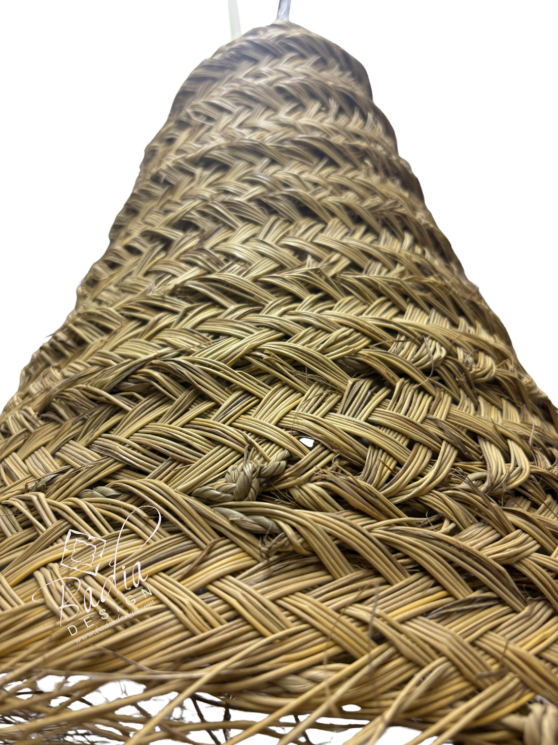 Handwoven Moroccan Raffia Lantern