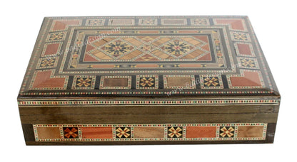 Inlaid Wooden Jewelry Box