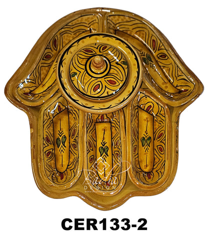 Kamsah Hand Ceramic Serving Trays