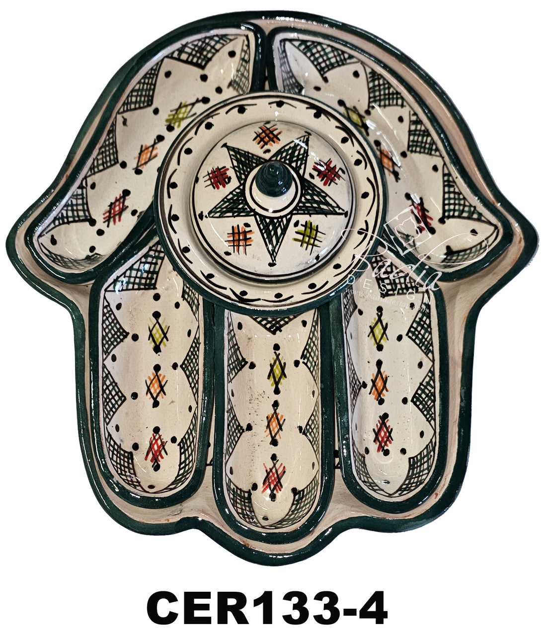 Kamsah Hand Ceramic Serving Trays