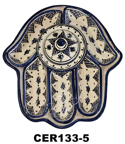 Kamsah Hand Ceramic Serving Trays