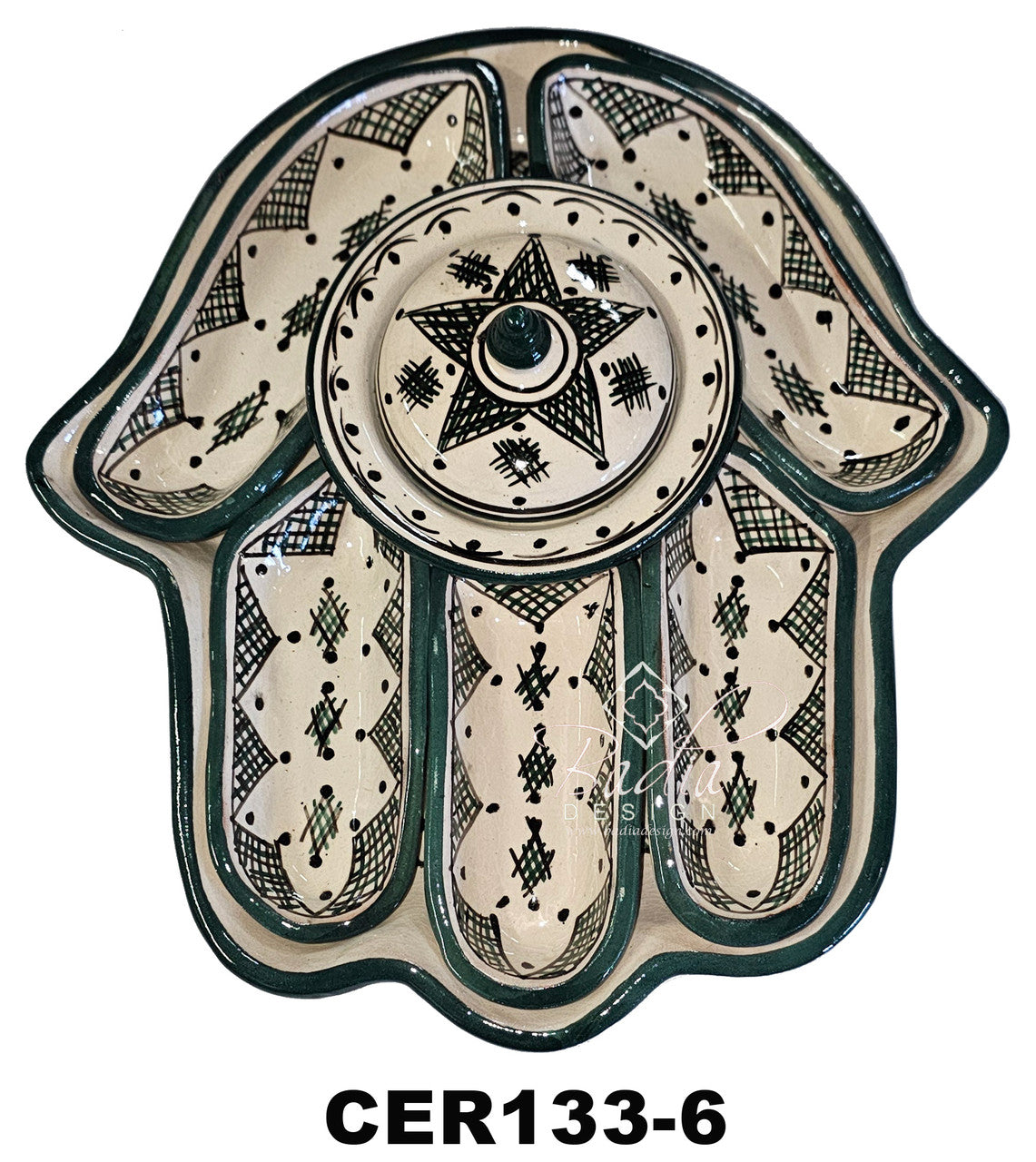 Kamsah Hand Ceramic Serving Trays