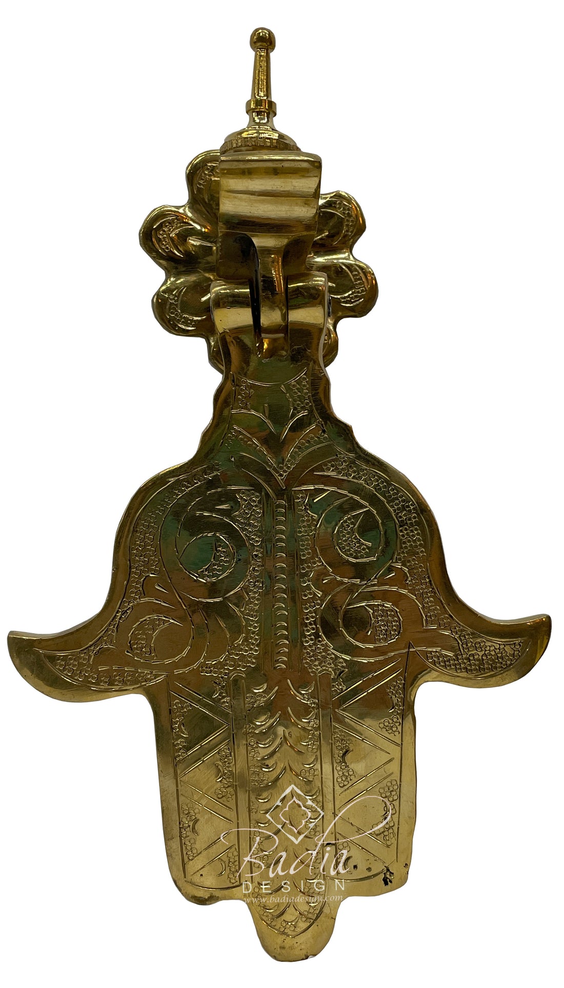 Khamsa Hand of Fatima Brass Door Knocker