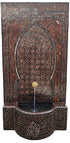 Large Moroccan Reddish Brown Water Fountain