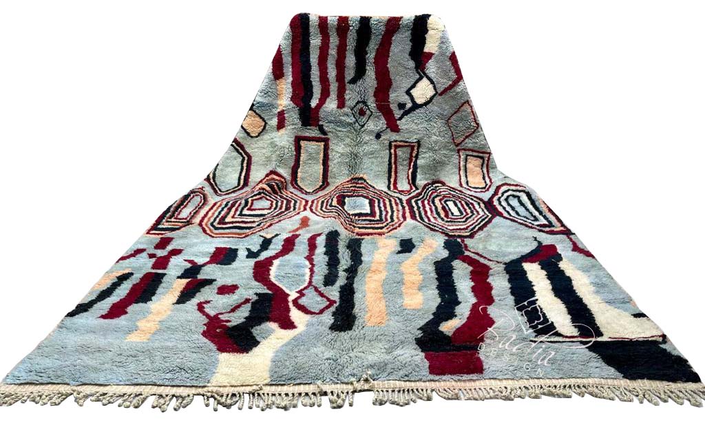 Multi-Color Handmade Berber Area Rug from Badia Design Inc.