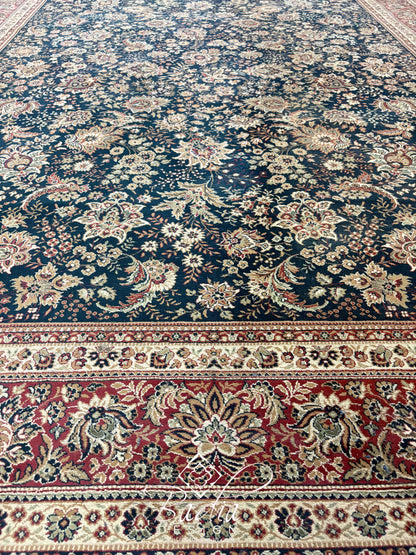 Beige Multicolor Rug with Geometric Designs