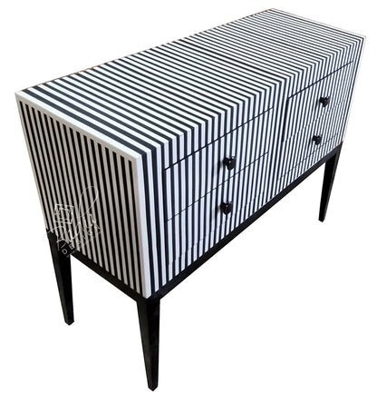 Multi-Color Striped Resin Dresser