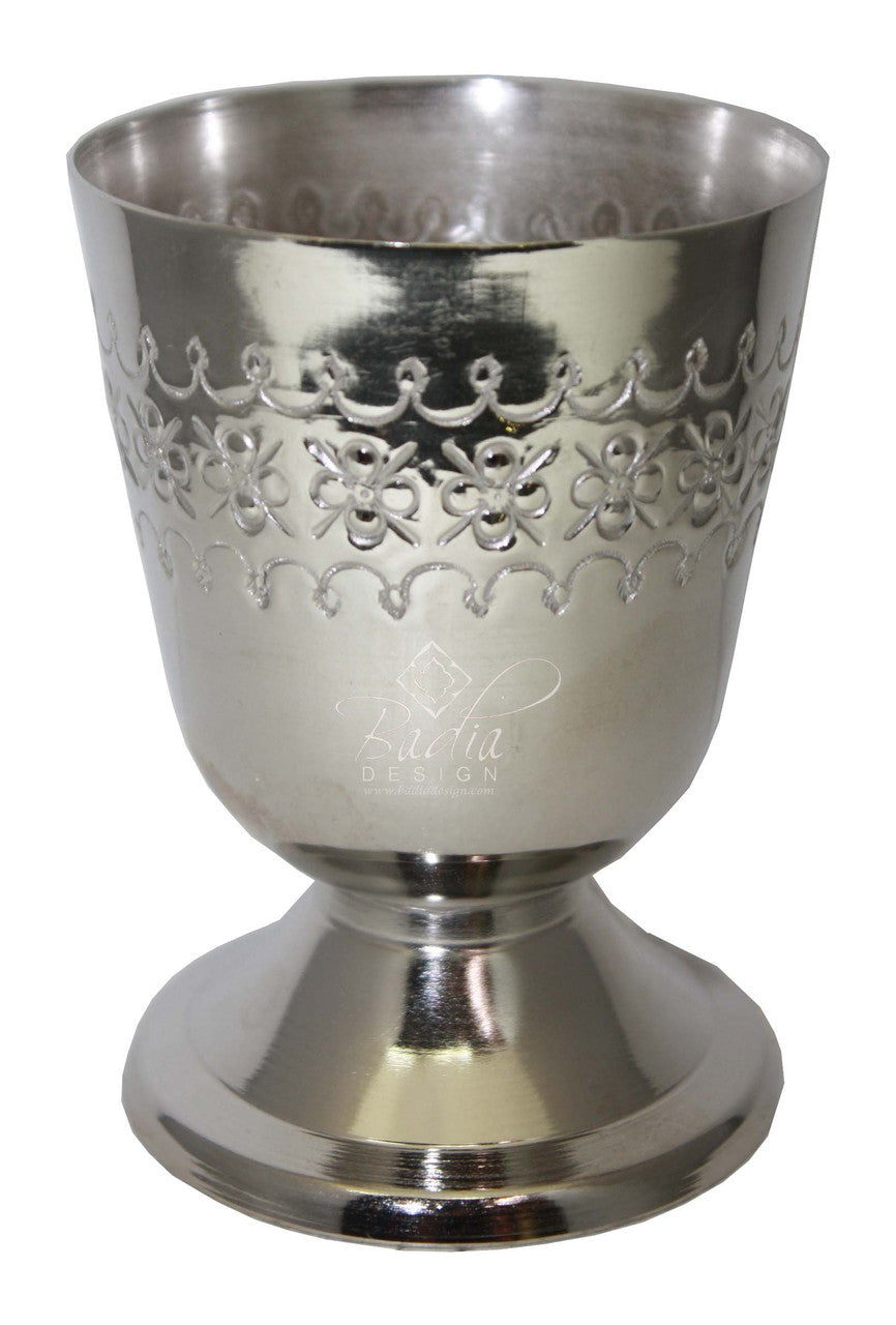 Brass and Silver Metal Chalice
