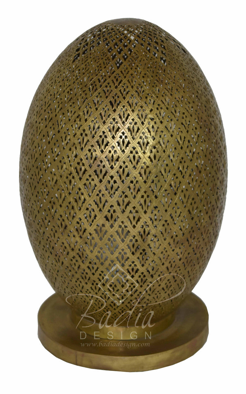 Intricately Designed Brass Tabletop Lantern