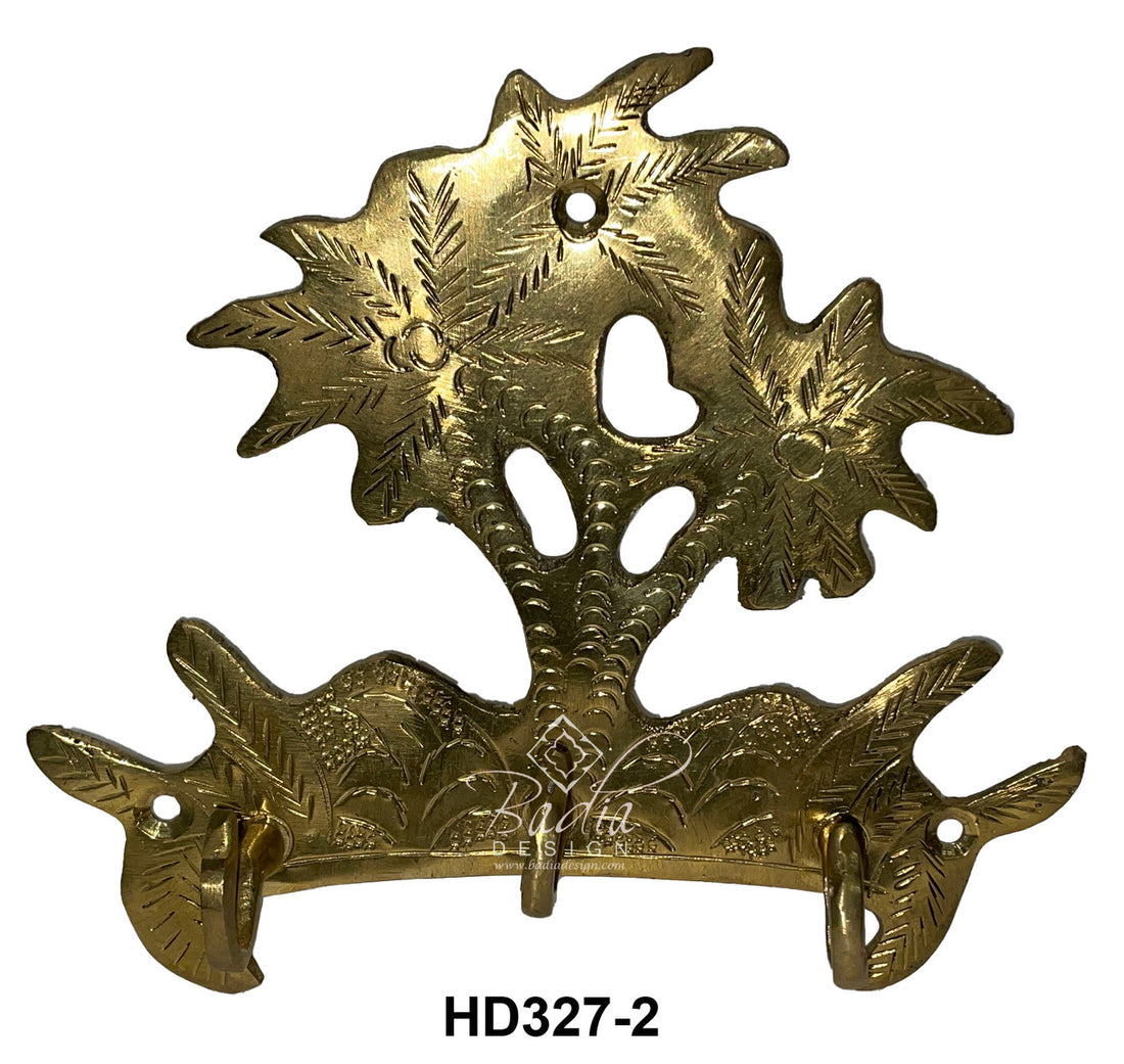 Brass Wall Mount Key Holder