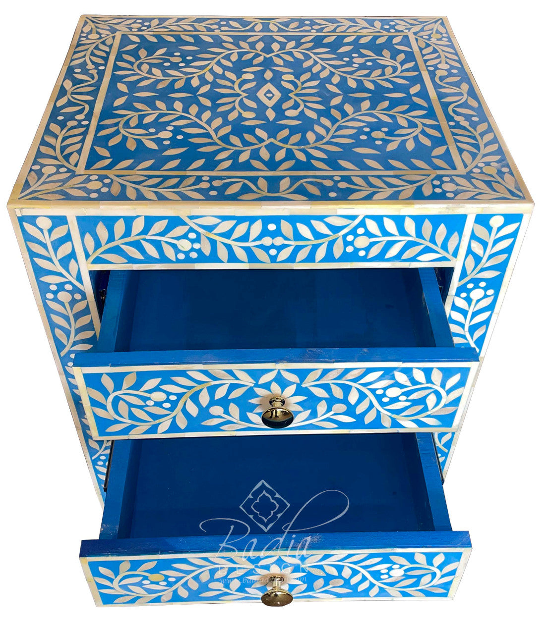 Camel Bone Bedside Nightstand