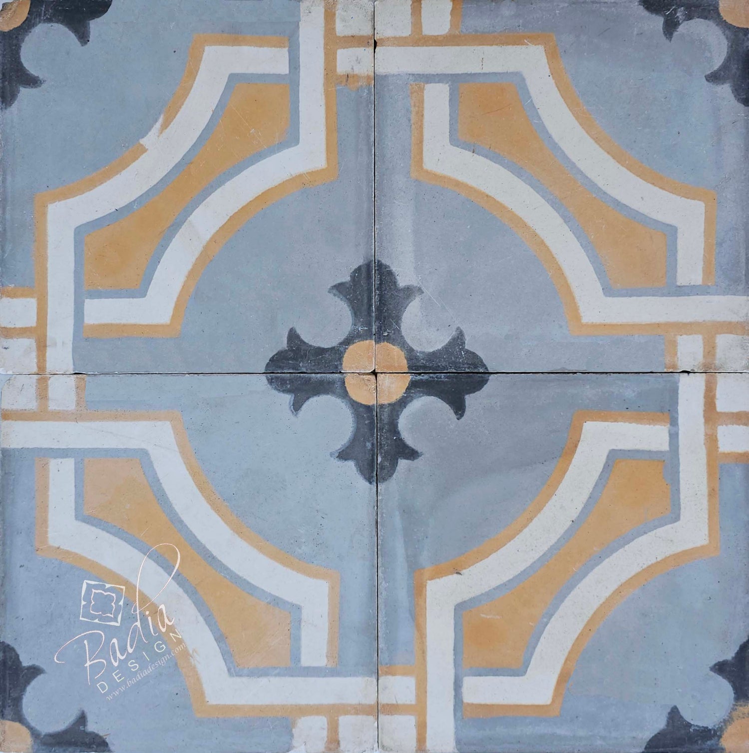 Moroccan Multi-Color Cement Floor Tiles - CT133
