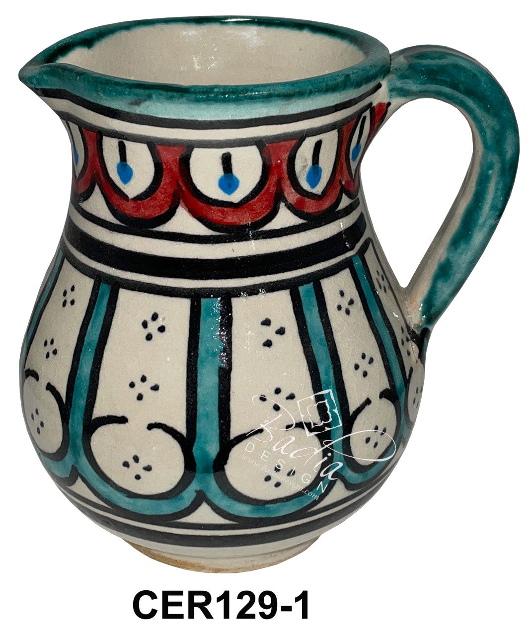 Hand Painted Multi-Color Ceramic Cups