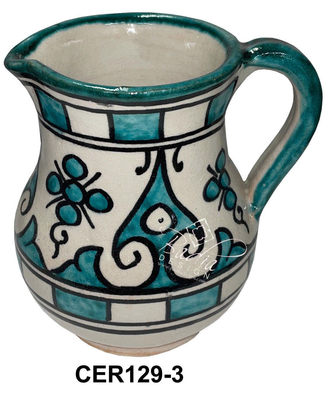 Hand Painted Multi-Color Ceramic Cups