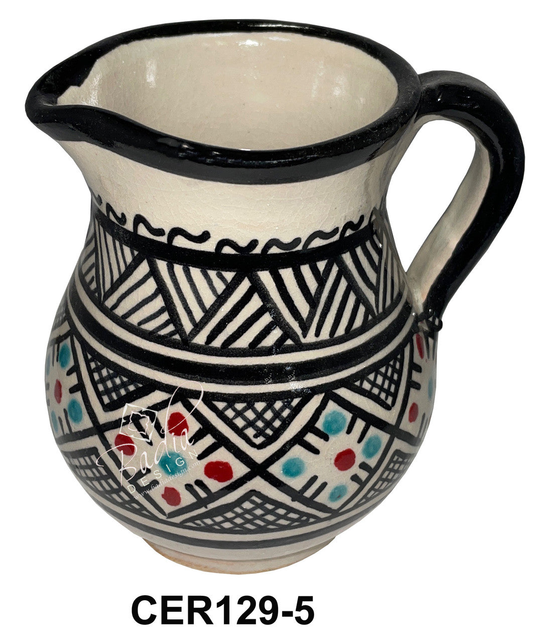 Hand Painted Multi-Color Ceramic Cups