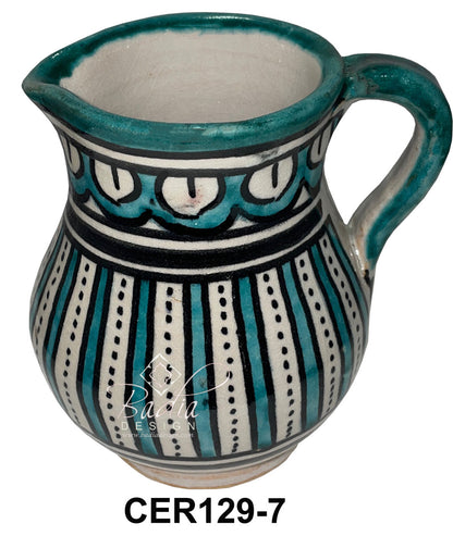 Hand Painted Multi-Color Ceramic Cups