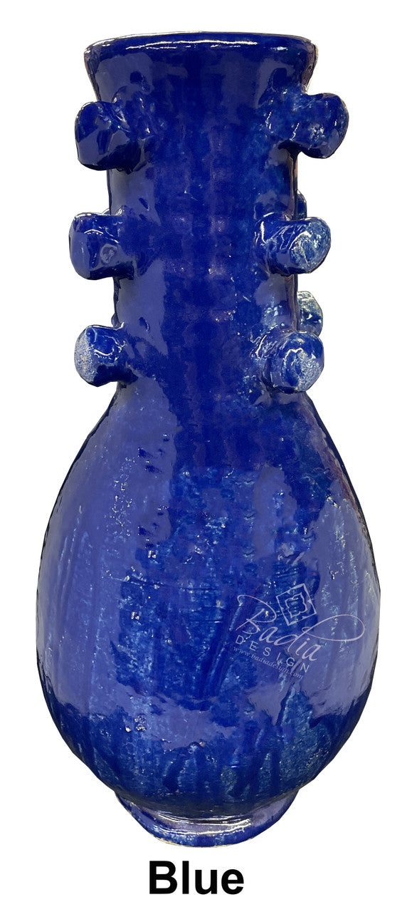 Hand Sculpted Ceramic Flower Vase