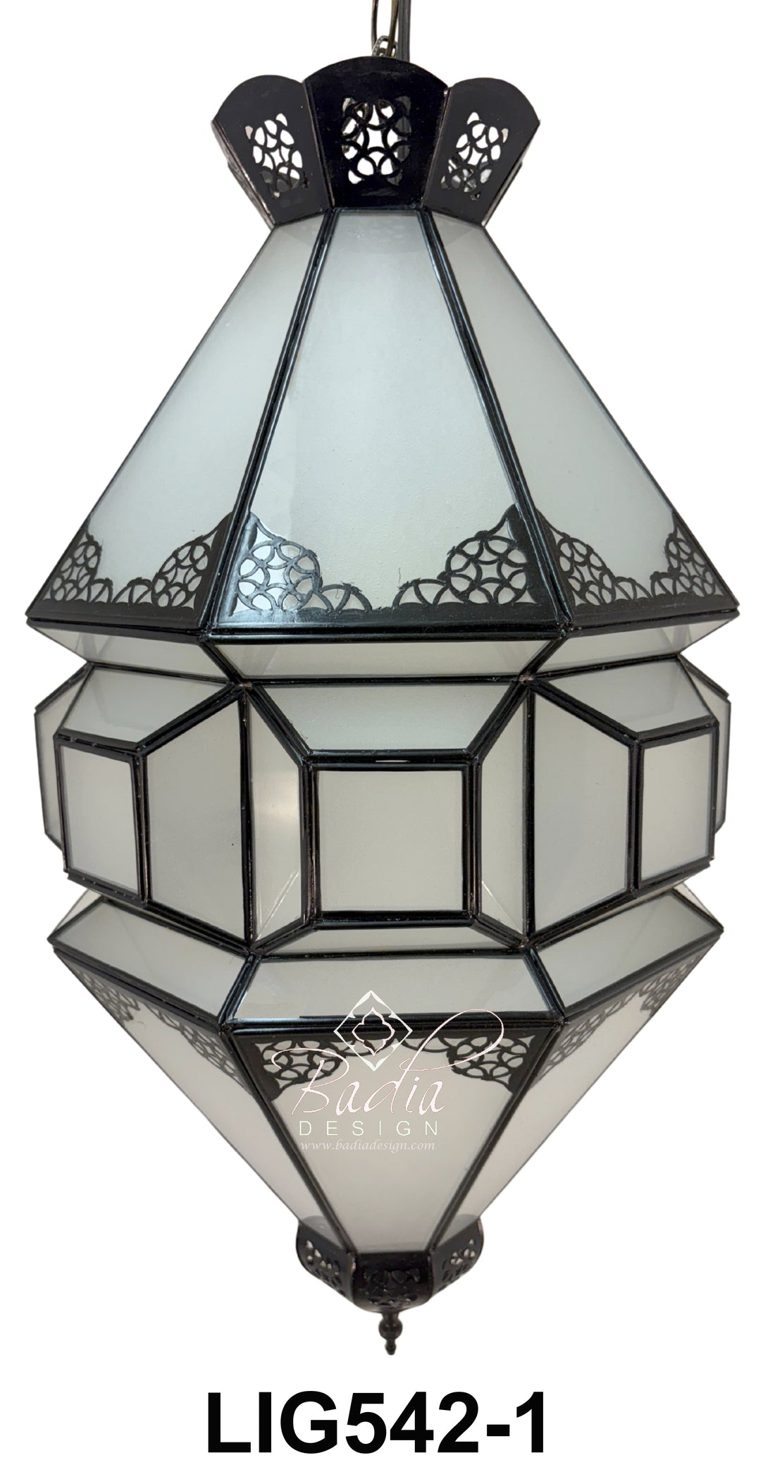 Moroccan Cubism Glass Ceiling Lanterns