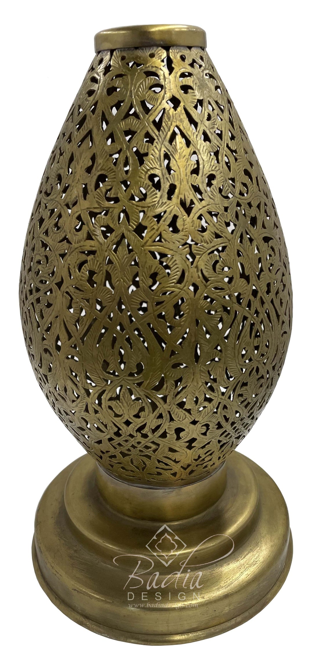 Intricately Designed Brass Tabletop Lantern