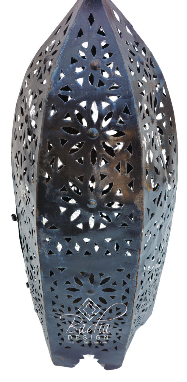 Dome Shaped Rustic Iron Floor Lanterns