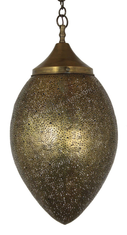 Egg Shaped Brass Lantern