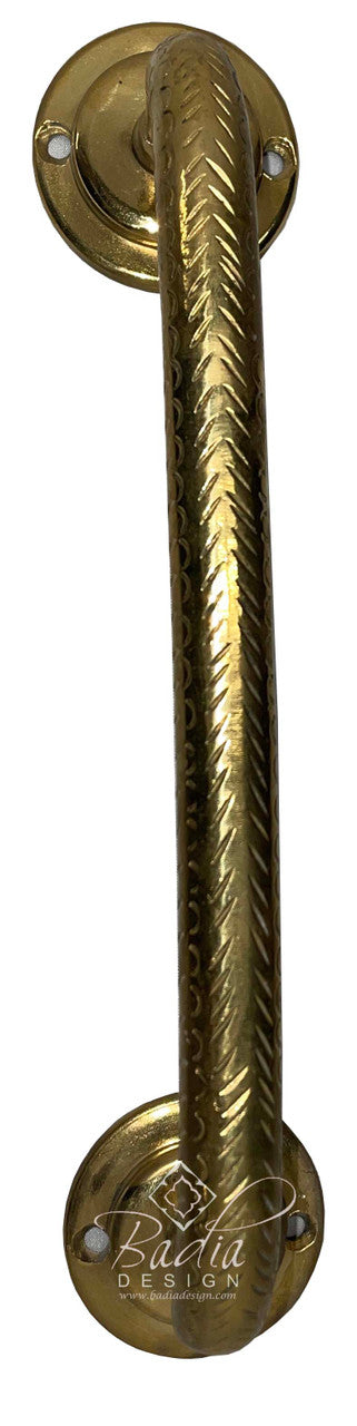 Moroccan Engraved Brass Door Handle