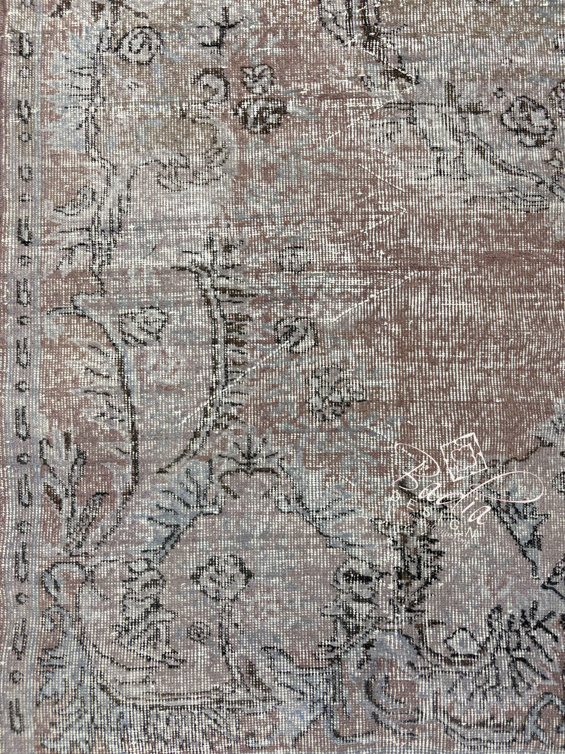 Faded Vintage Multi-Color Rug