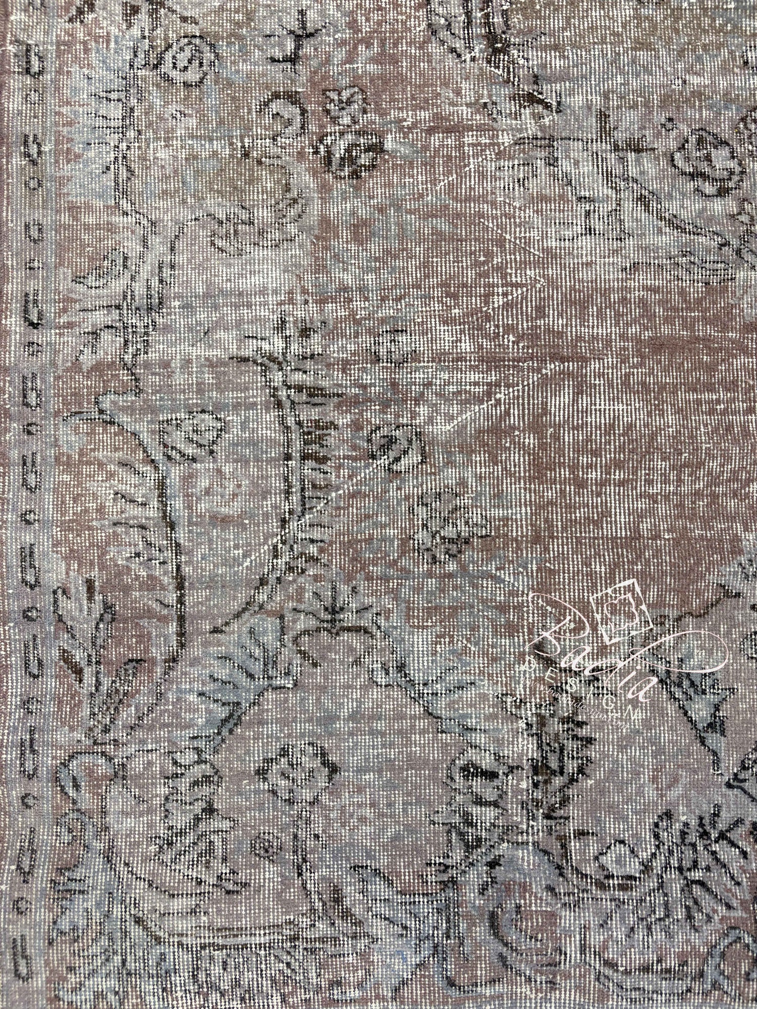 Faded Vintage Multi-Color Rug