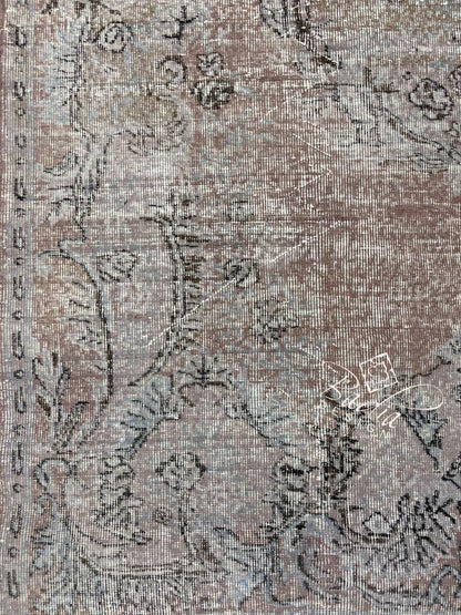 Faded Vintage Multi-Color Rug