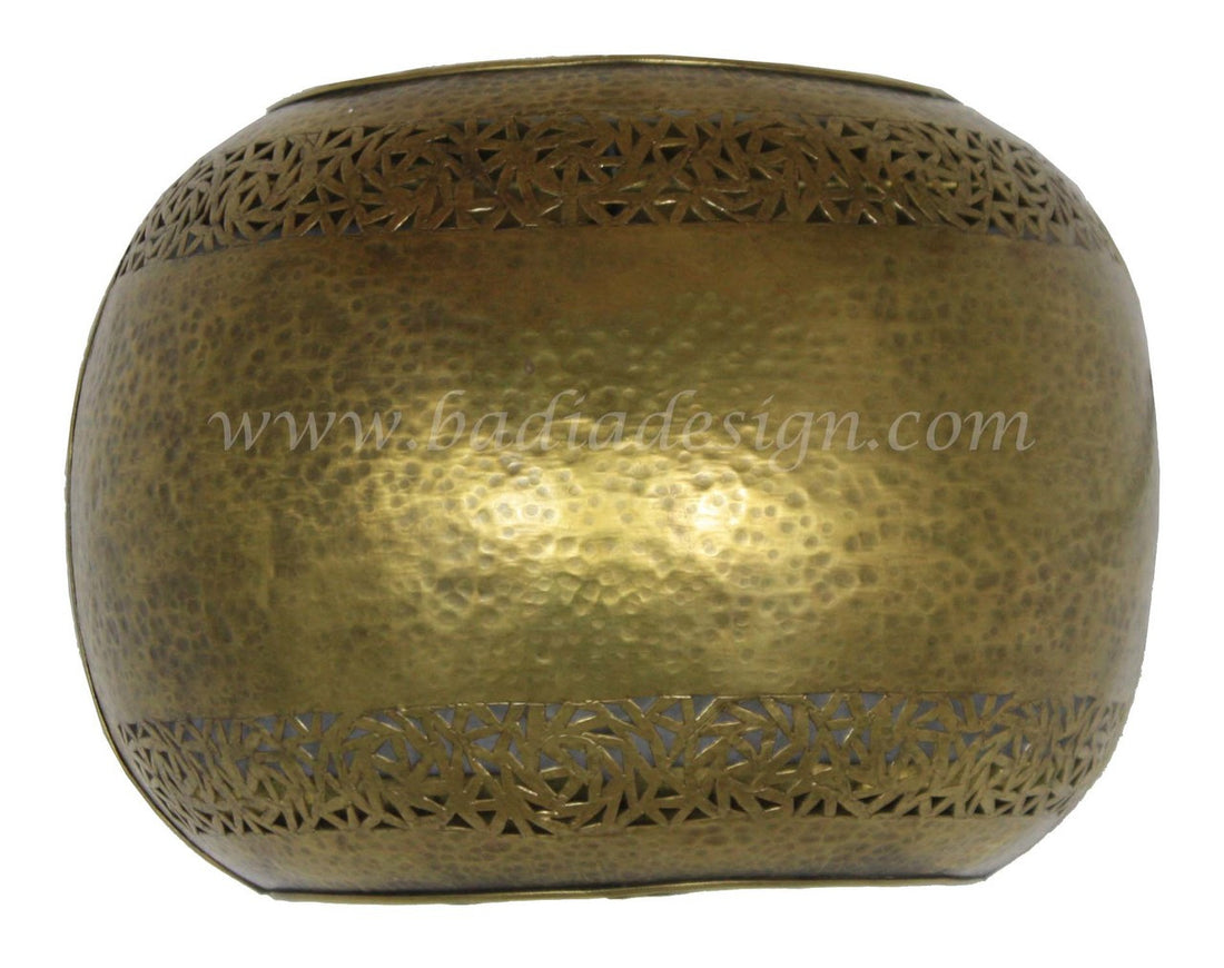 Flush Mount Half Moon Brass Wall Sconce