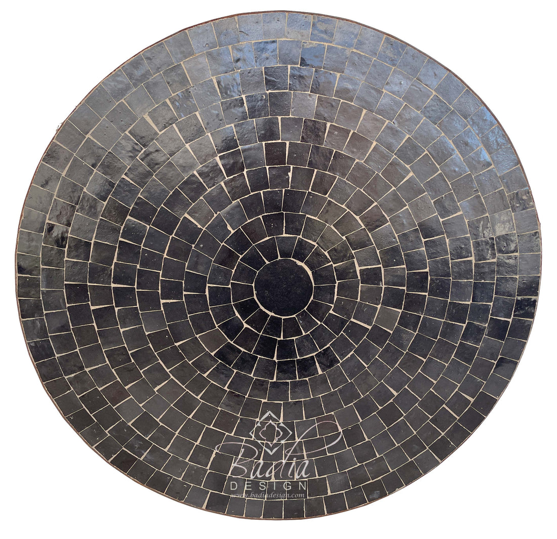 32" Solid Color Ceramic Tile Table Top