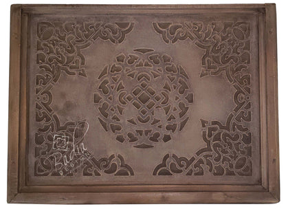 Hand Carved Wooden Nightstand