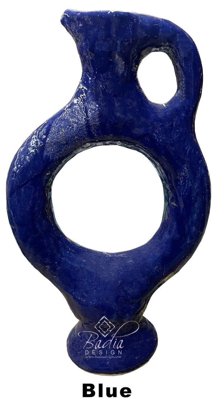 Hand Painted Ceramic Candle Holder