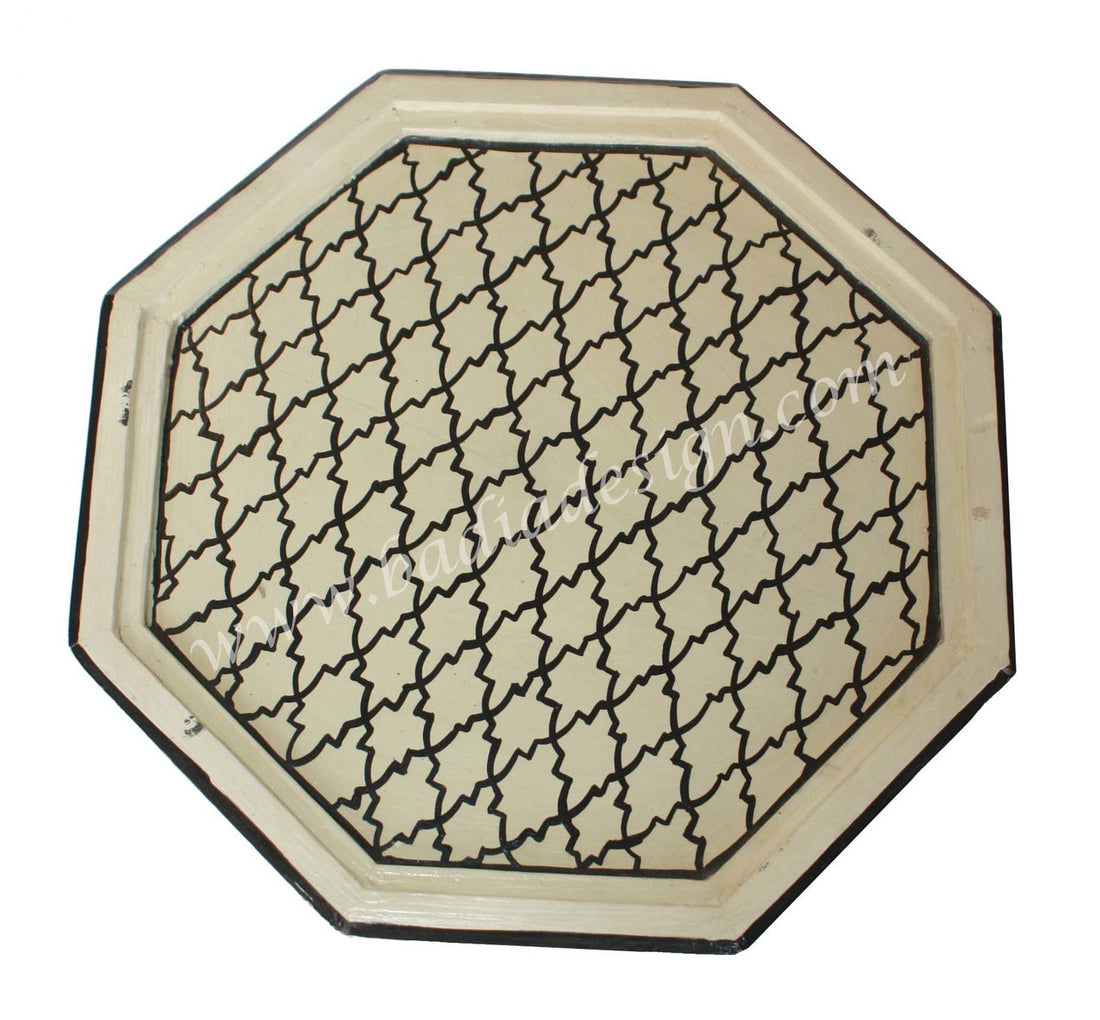 Multi Color Hand Painted Side Table