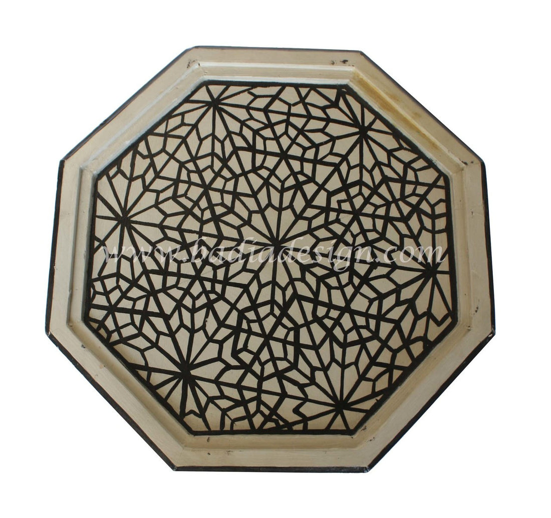 Multi Color Hand Painted Side Table