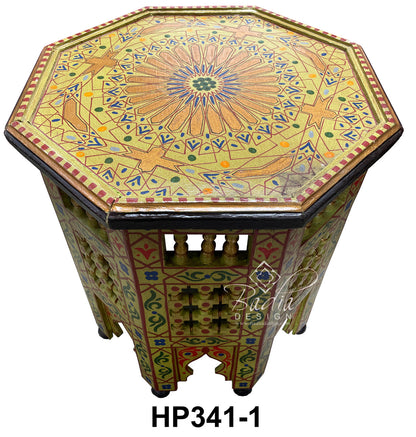 Multi-Color Hand Painted Side Tables