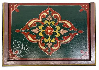 Handcrafted Nightstands with Geometric Detail