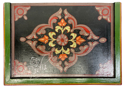 Handcrafted Nightstands with Geometric Detail