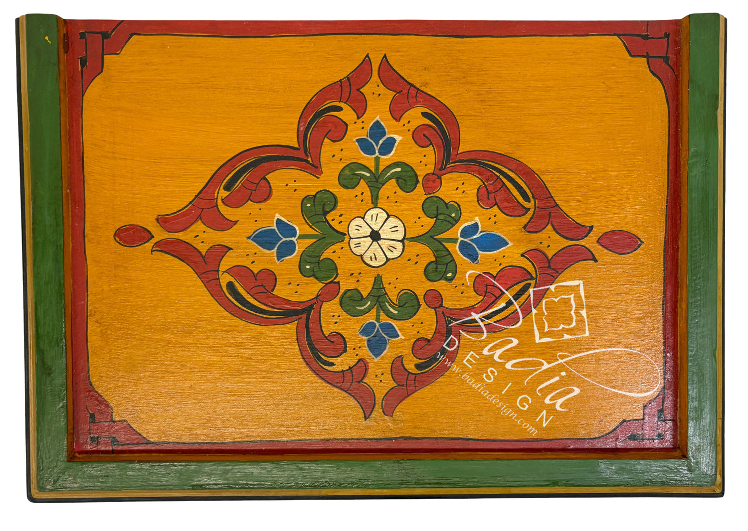 Handcrafted Nightstands with Geometric Detail