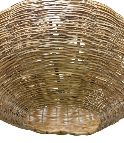 Handwoven Oval Shaped Raffia Lantern