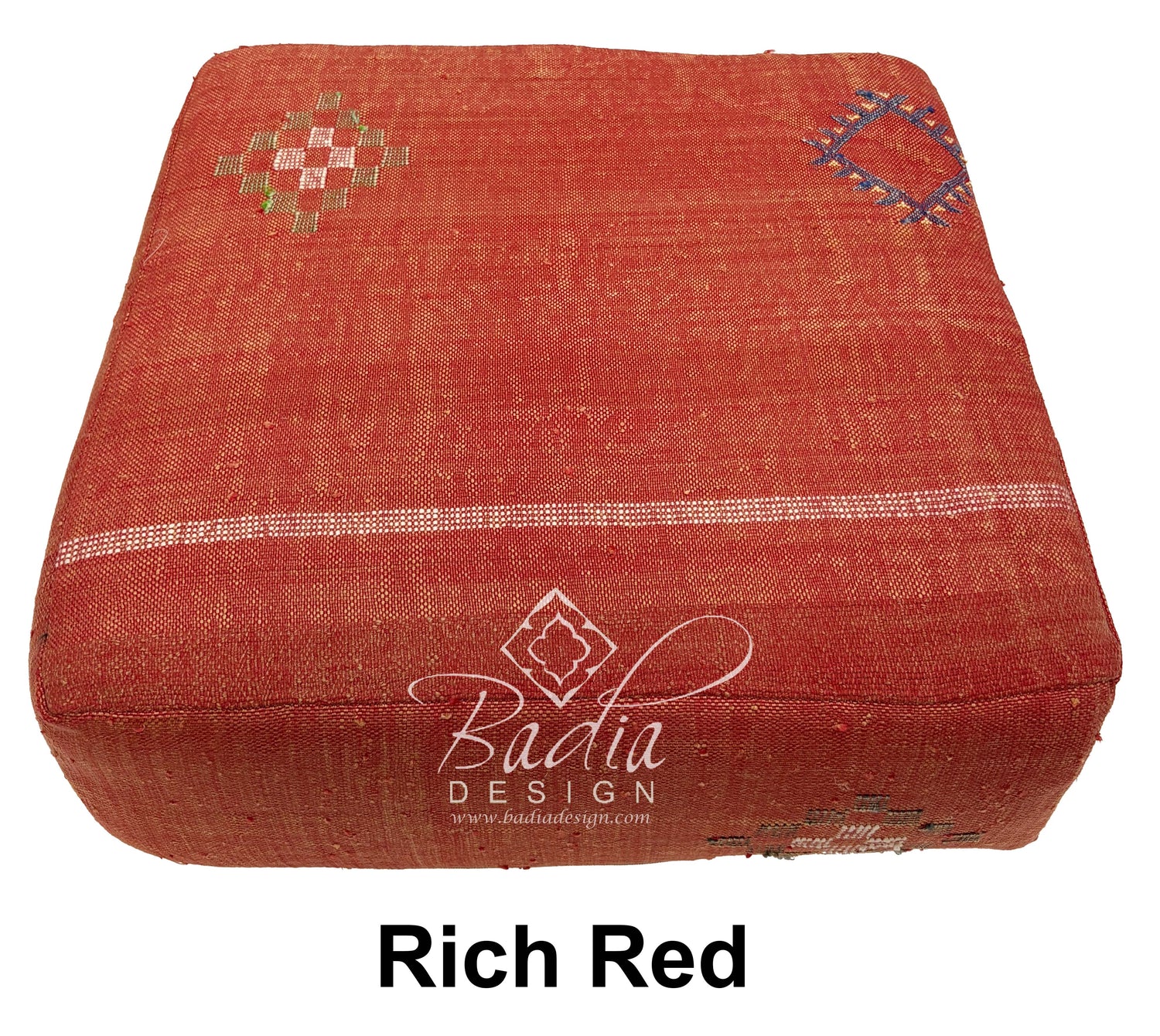 Handwoven Square Kilim Floor Cushions