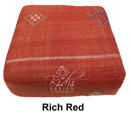 Handwoven Square Kilim Floor Cushions