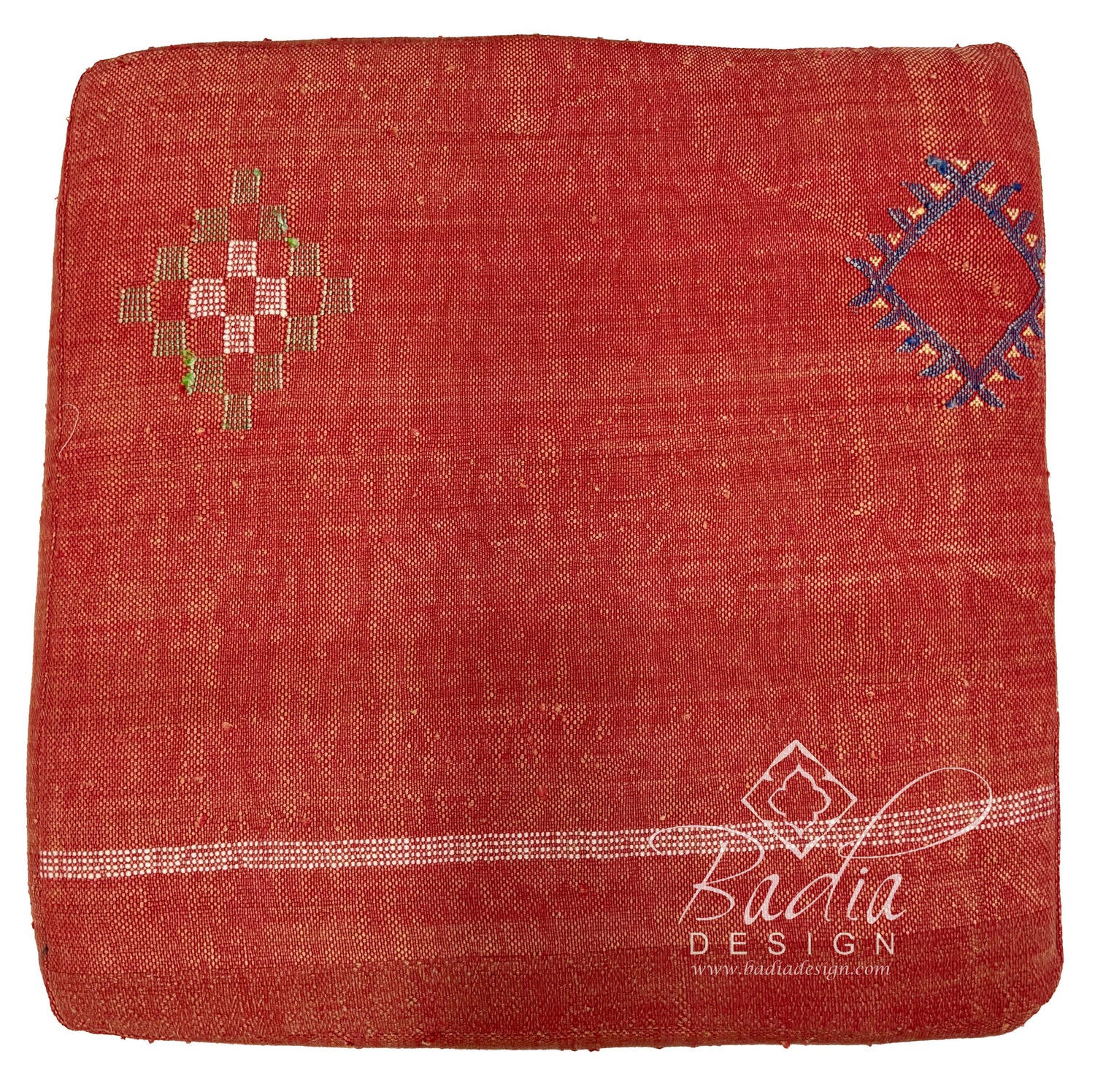 Handwoven Square Kilim Floor Cushions