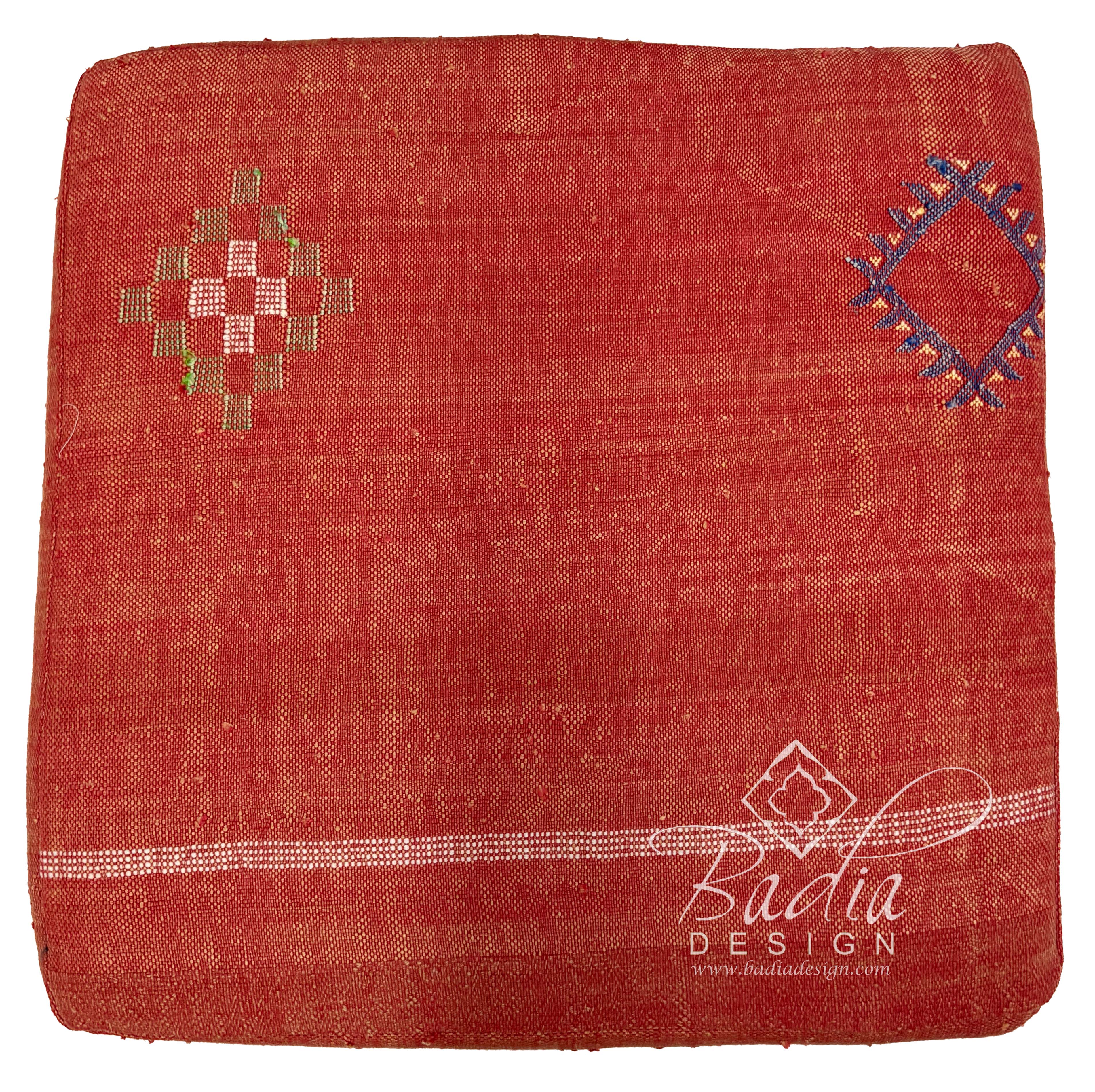 Handwoven Square Kilim Floor Cushions