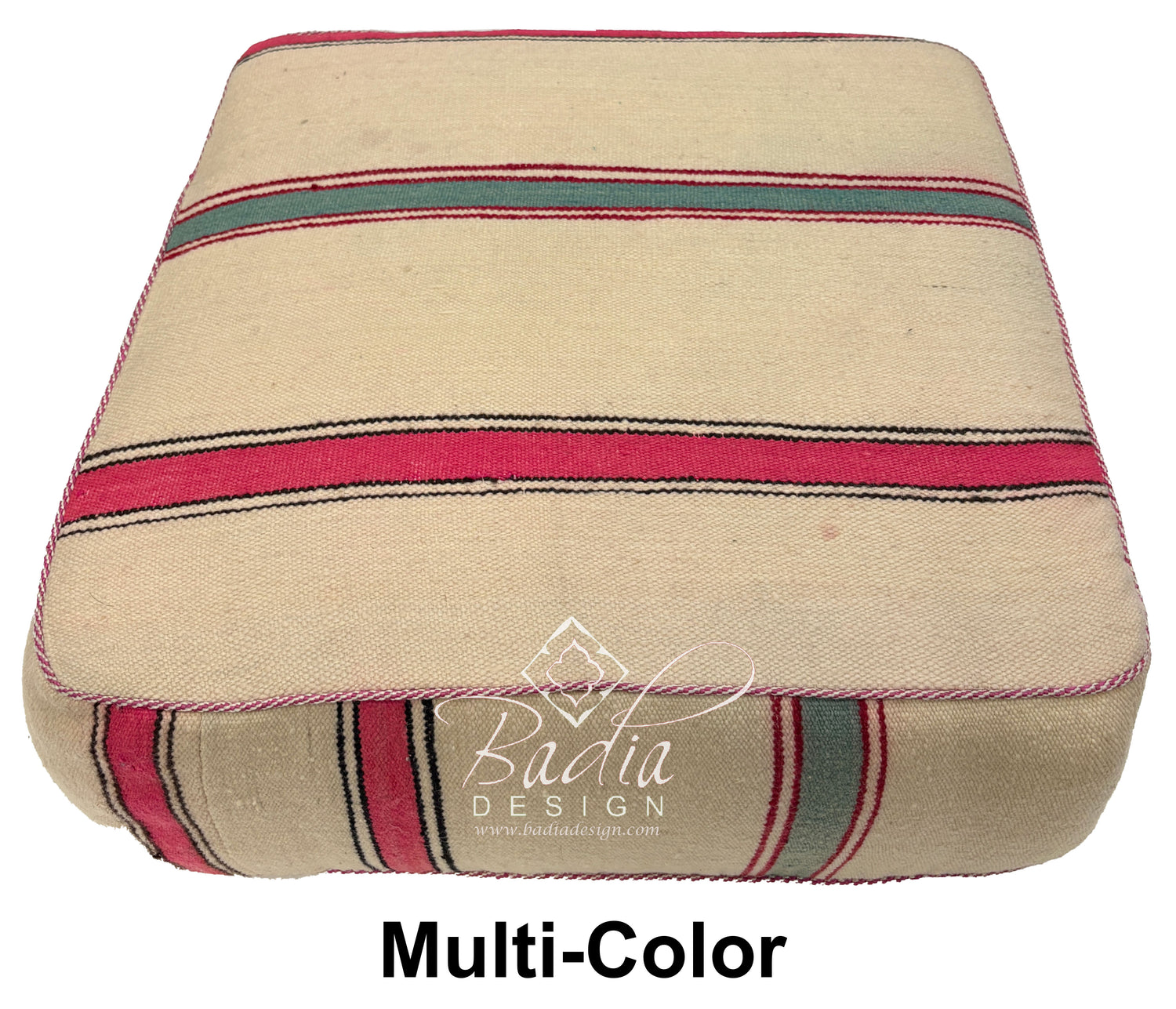 Handwoven Square Kilim Floor Cushions