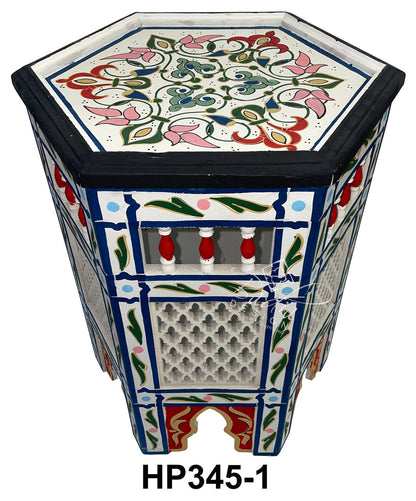 Colorful Hand Painted Side Tables