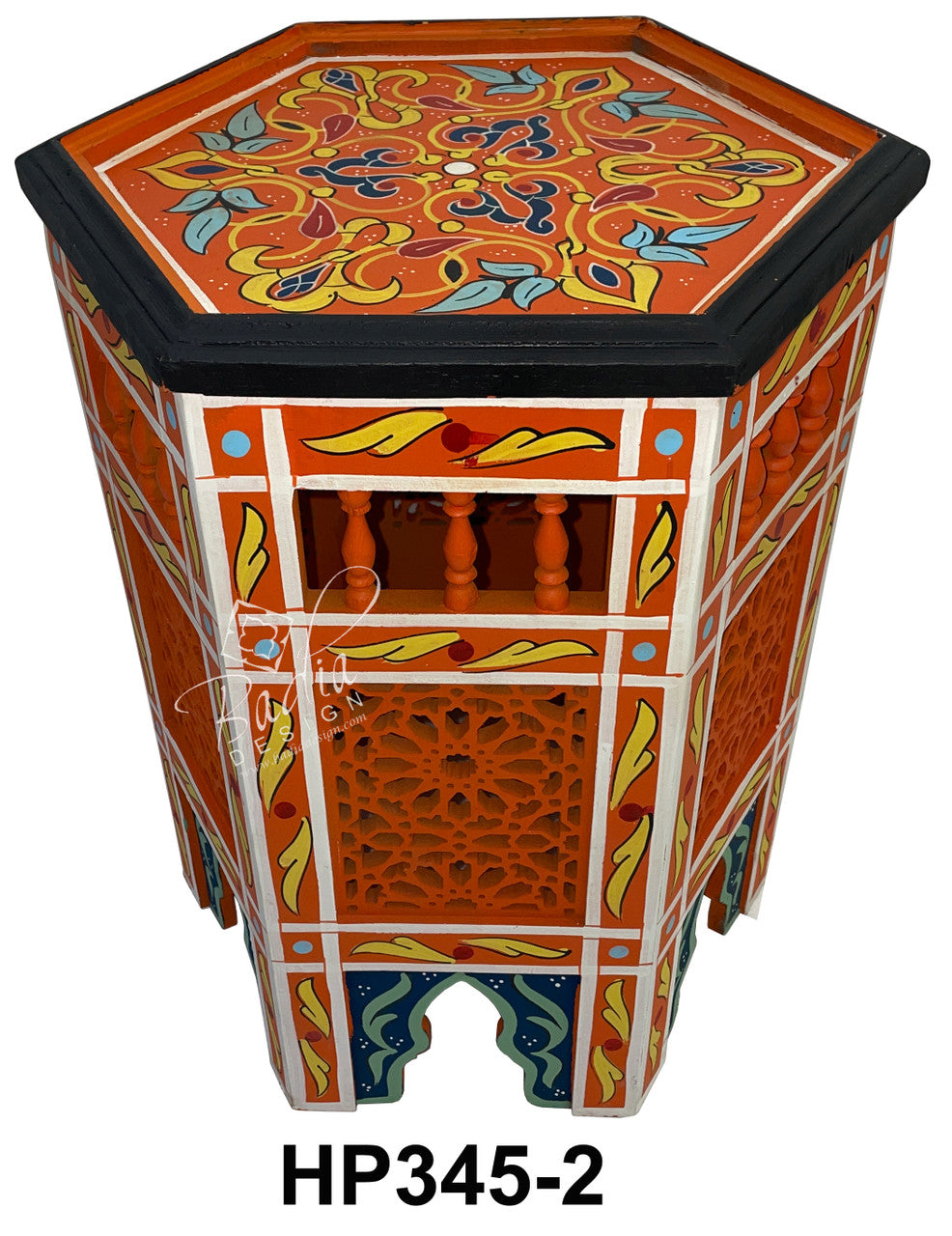 Colorful Hand Painted Side Tables