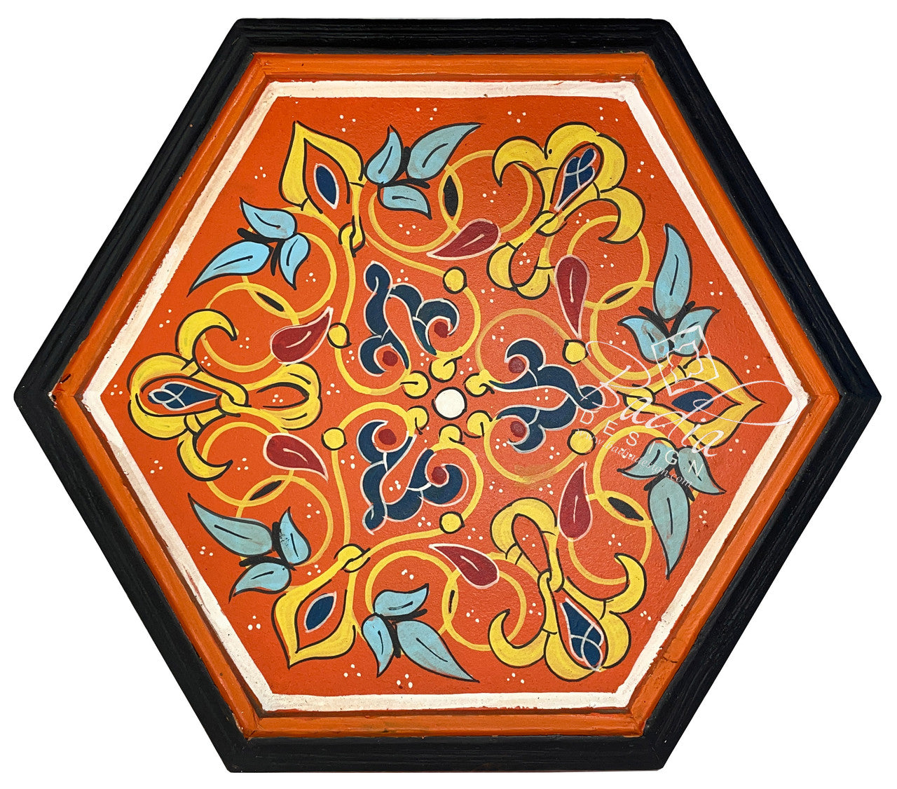 Colorful Hand Painted Side Tables