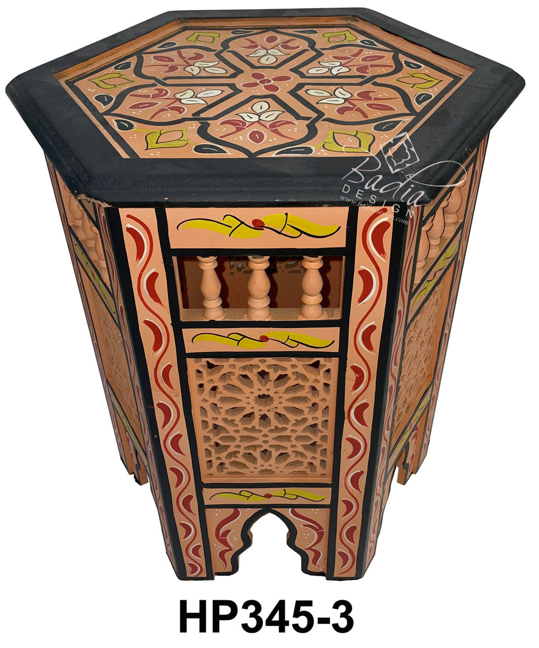 Colorful Hand Painted Side Tables