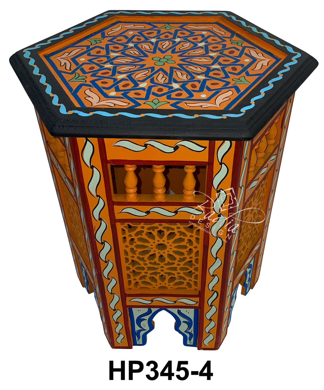 Colorful Hand Painted Side Tables